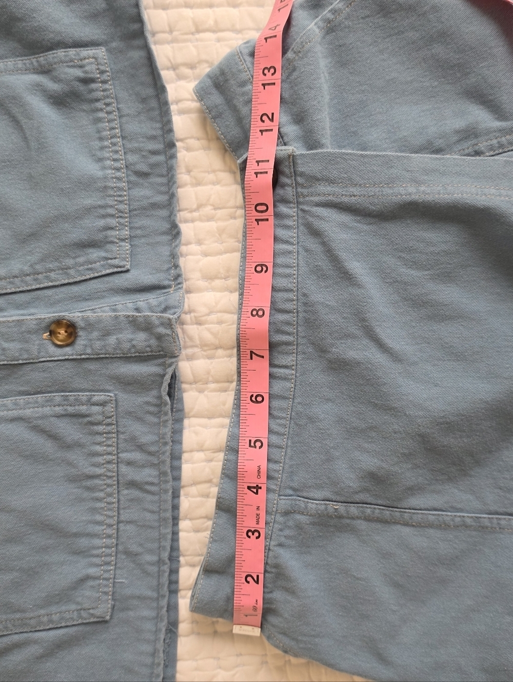 GLG Blue Utility Crop Top Skort Set Matching Two Piece Y2K Coastal Cowgirl M - Picture 7 of 12